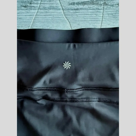 Athleta Women’s Sonic Skort Skirt Black Size Small Golf Tennis Pickleball Spin - Picture 4 of 10